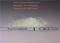 Anabolic Turinabol پاؤڈر